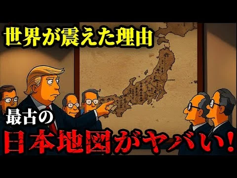 画像 1200年前の日本地図が示した衝撃の未来──世界を震撼させた禁断の暗号とザ・シンプソンズが予言した“南の門”の覚醒とは？