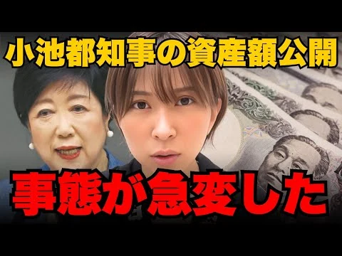 画像 小池都知事の資産額がヤバい【さとうさおり】