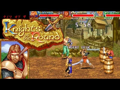 画像 レトロゲーム　カプコン『ナイツ オブ ザ ラウンド』（AC1991年）