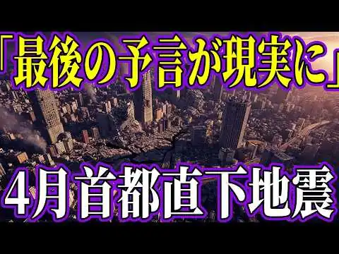 画像 2026年4月首都直下地震が来る!?宜保愛子の最後の予言が一致!?【都市伝説　予言　スピリチュアル】