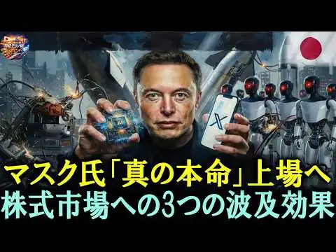 画像 【衝撃】スペースX史上最大の上場！グーグルすら勝てない覇権構造と、今仕込むべき「大本命」3銘柄!